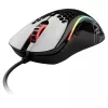 Glorious Gaming Glorious Model D hiiri kiiltävä (musta), oikeakätinen, optinen, USB Type-A, 12000 DPI, 1 ms, musta