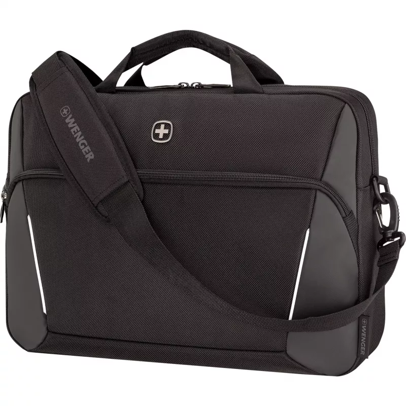 Kannettavan tietokoneen salkku Wenger XE Compact Brief 16 tablettilokerolla, musta
