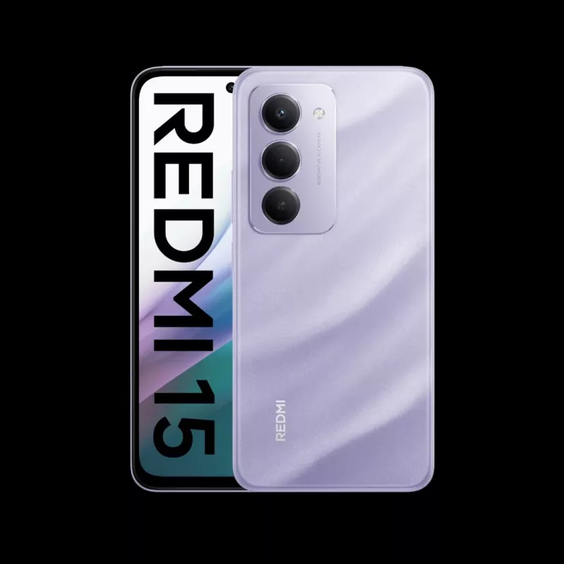 Xiaomi Redmi 15 4G (256GB, Viola Sabbioso, 6.90, Doppia SIM Ibrida, 4G), älypuhelin, violetti