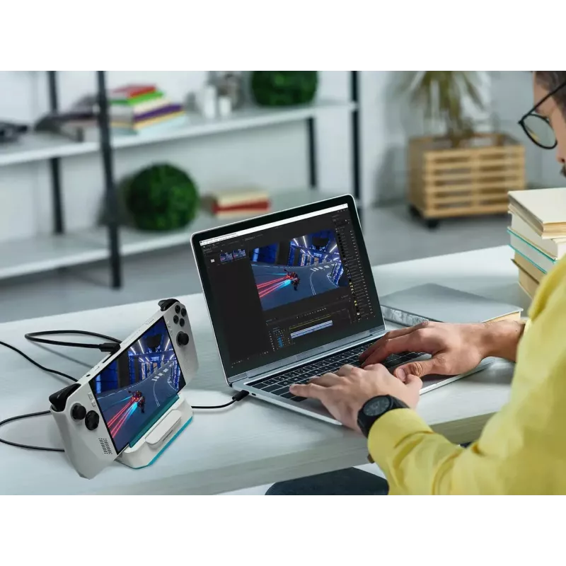 AVerMedia X'TRA GO GC515 videokaappaustelakka, 4K30/1080p120-tallennus, 4K60 HDMI -lähtö, USB-C DP Alt Mode, USB Power Delivery, valkoinen