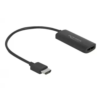 Adapteri HDMI-A uros DisplayPort naaras 4K 60 Hz DeLOCK 63206