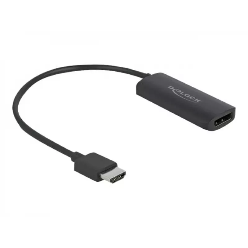 Adapteri HDMI-A uros DisplayPort naaras 4K 60 Hz DeLOCK 63206
