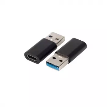 Kaapelisovitin Microconnect USB3.0ACF USB A – USB C musta