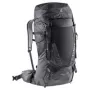 Reppu DEUTER Futura Air Trek 50 L – top-lataus, 50 L tilavuus, laajennettavissa 60 L, unisex, musta