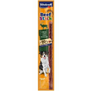 Vitakraft Beef Stick 12 g puruluu koirille — riistamaku, vanhemmat koirat, yksittäispussi