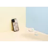 iKins suojakotelo Apple iPhone 12 mini — vaaleanpunainen marmorikuvio, ohut istuvuus