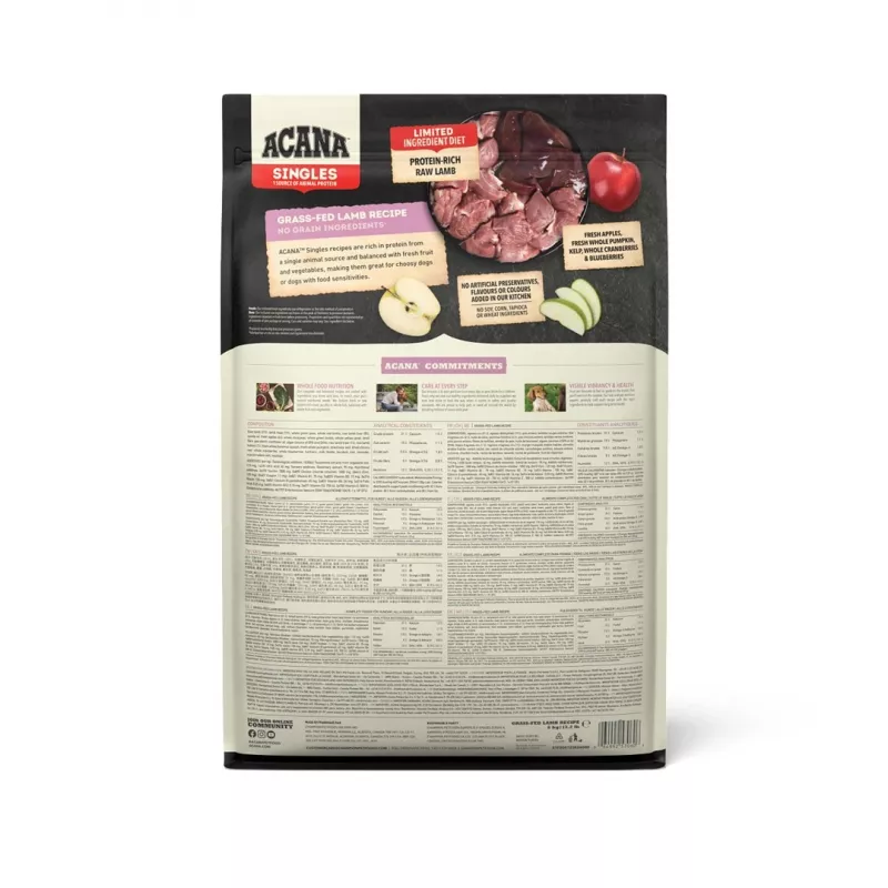 ACANA Singles Grass-Fed Lamb - kuivaruoka koirille - 6 kg