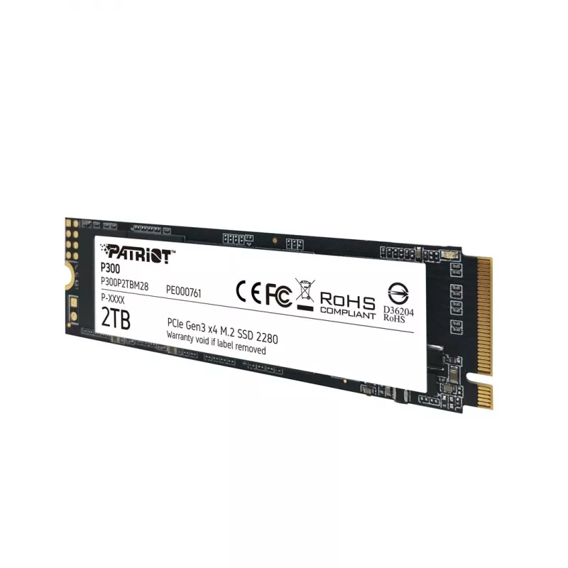 SSD-kiintolevy Patriot Memory 2 TB M.2 PCI Express 3.0 NVMe P300