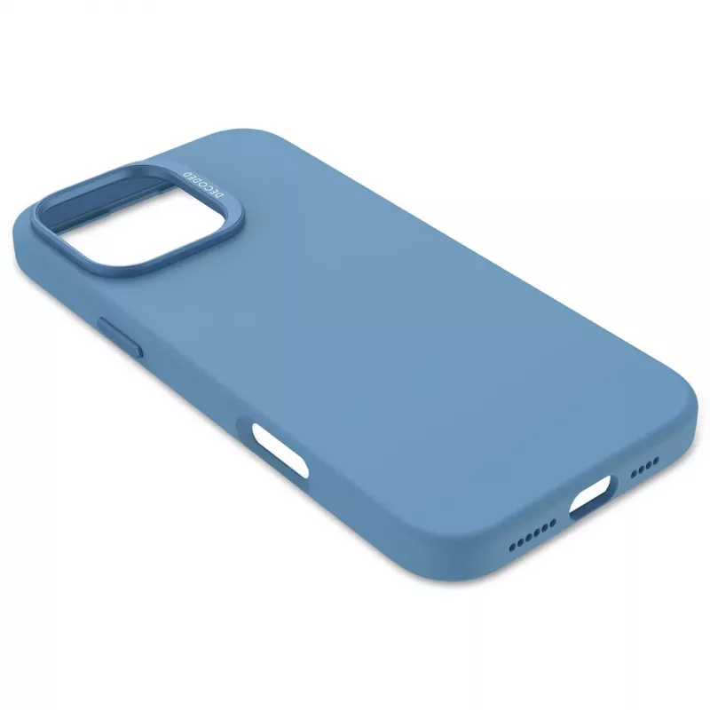 Decoded D25IPO16PMBCS9AE AntiMicrobial silikoninen takakuori iPhone 16 Pro Maxille, vaaleansininen