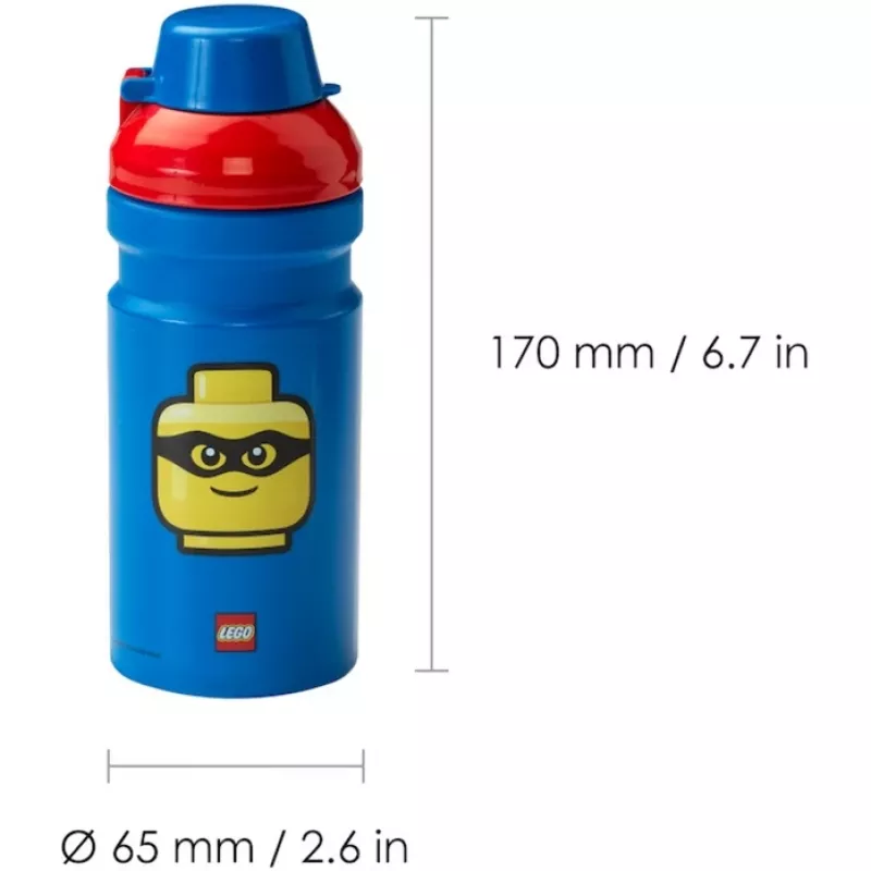 Lounassarja LEGO 40580001 Bright Blue – lasten eväsrasia ja juomapullosarja