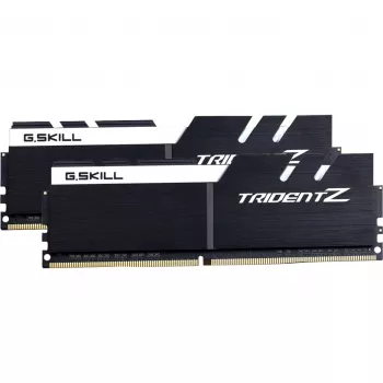 DIMM 32 GB DDR4-3200 (2x 16 GB) Dual-Kit, keskusmuisti musta/valkoinen, F4-3200C16D-32GTZKW, Trident Z, INTEL XMP