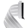 PHANTEKS PCI-E 4.0 x16 Riser-nauhaletku, 180 astetta, 30 cm - valkoinen