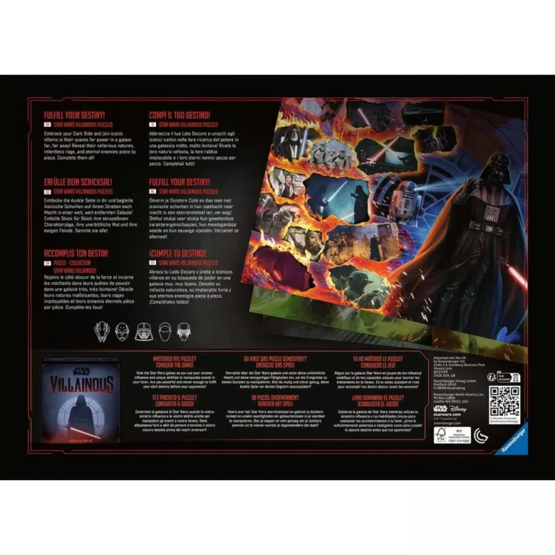 Palapeli Star Wars Villainous: Kylo Ren (1000 palaa)