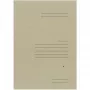 Kartonkinen kansio SEG-1(R) A4 400 g puristimella ja pehmusteella, ruskea