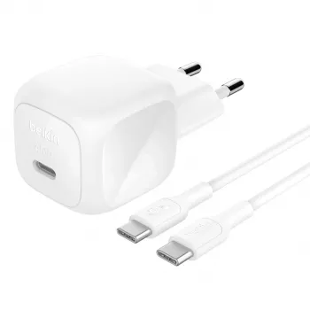 USB-C-laturi Belkin BOOSTCHARGE 45W PD PPS – 45W USB Power Delivery PPS:llä