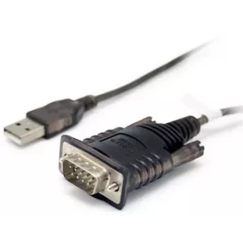 UNITEK Y-108 USB V.2.0 RS232 musta kaapeli sovitin (Y-108)