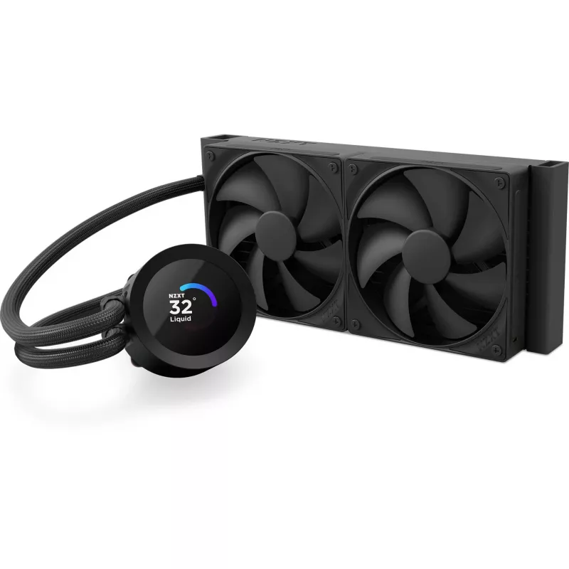 NZXT Kraken Plus 240 prosessorin all-in-one-nestjäähdytin 12 cm musta