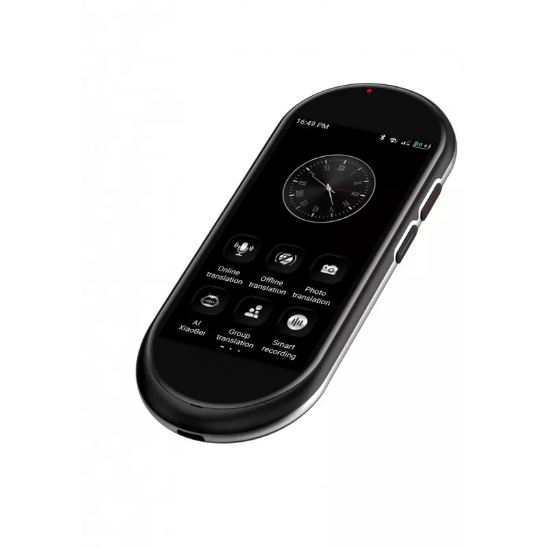 Kannettava puheentulkki MAXCOM MT100 4G, monikielinen puheentulkkaus, kompakti käsilaite