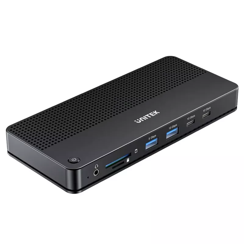 Telakointiasema UNITEK D1104A01 USB4 johdollinen 100 W Power Delivery