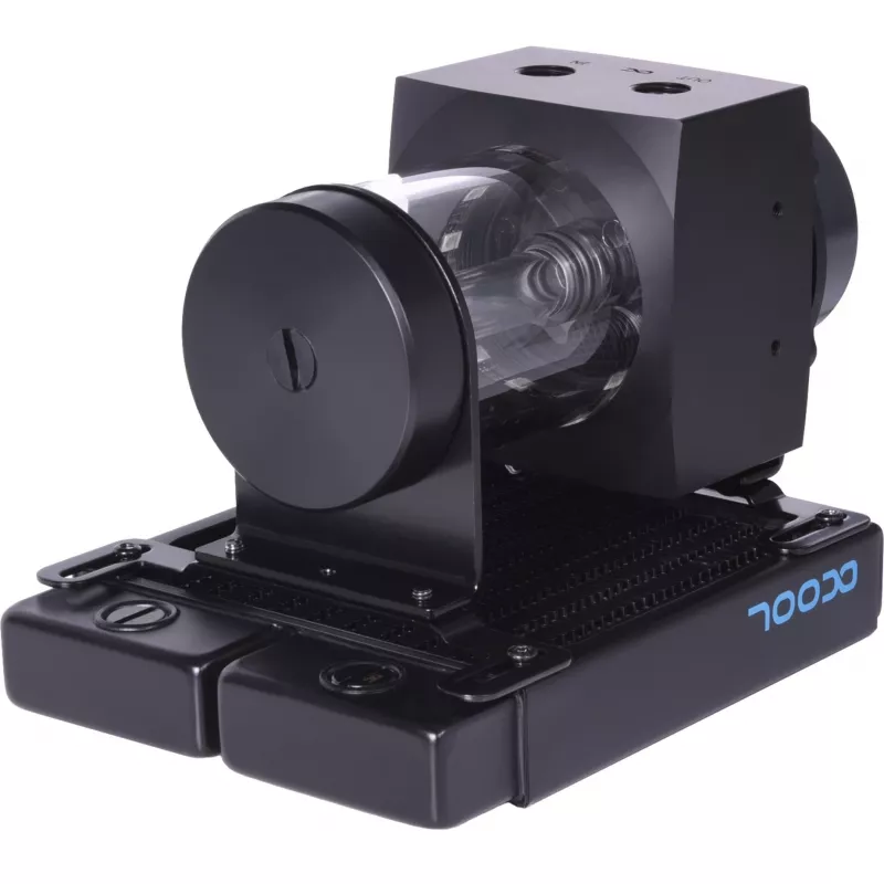 Alphacool Core 100 Aurora ARGB paisuntasäiliö VPP-pumpulla, akryyli, musta