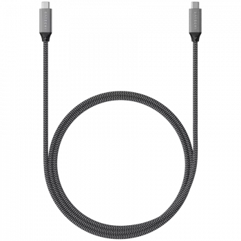 USB-kaapeli Satechi ST-U4C25M USB4 Gen 3x2 0,25 m musta harmaa