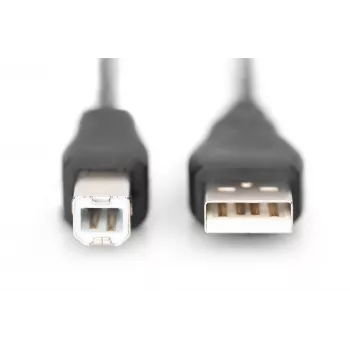 Assmann USB-liitäntäkaapeli. Type-A - B M/M. 1,8 m. USB 2.0 -yhteensopiva. UL. bl (AK-300102-018-S)