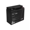 Uudelleenladattava sinetöity lyijy-happo-akku Green Cell AGM09 12 V 18000 mAh, musta, 167×77×181 mm, 4,8 kg