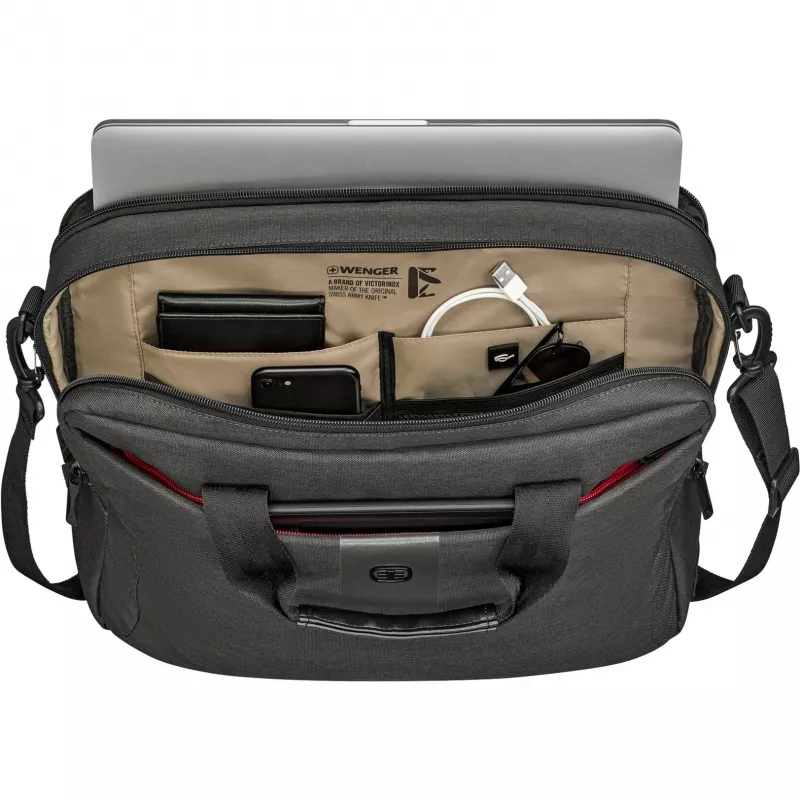 Salkku Wenger SwissGear MX Eco Brief 40,6 cm 16 tuumaa harmaa