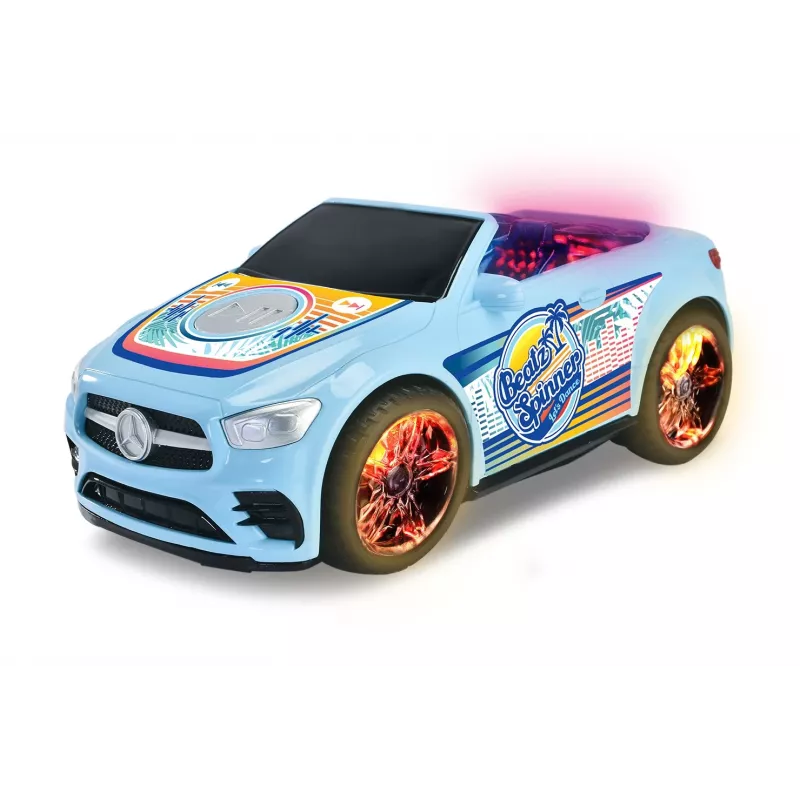 Car Dickie Toys Mercedes-Benz E-Class Beat Spinner sininen 3 AA-paristoa