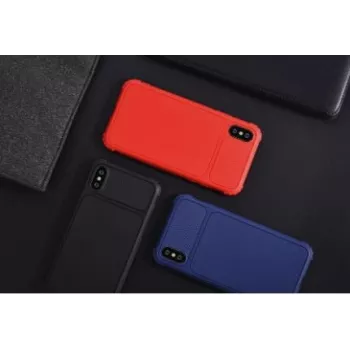 Devia Shark1 -iskunkestävä suojakotelo iPhone XS Max 6.5, sininen
