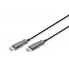 HDMI AOC hybridi-kuituoptinen kaapeli Digitus AK-330125-100-S