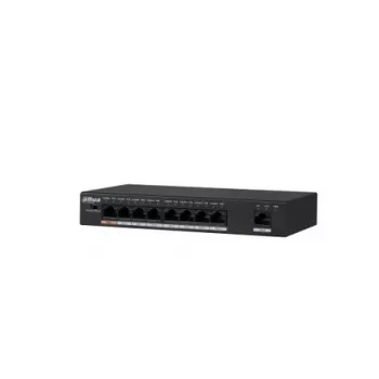 Dahua Technology PFS3009-8ET-96 hallitsematon L2 Fast Ethernet (10/100) Power over Ethernet (PoE) musta