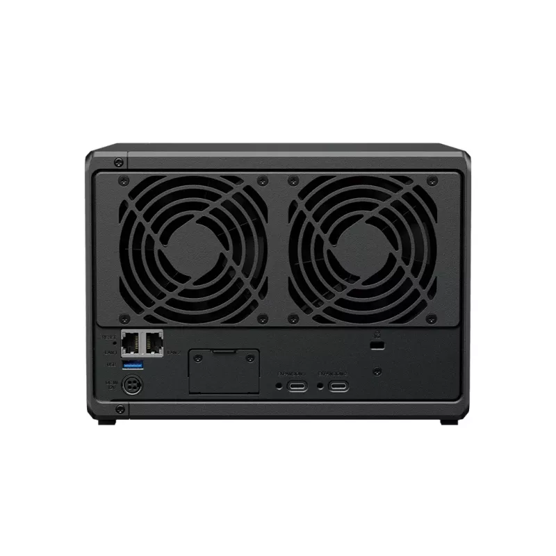 Synology DiskStation DS1525+ NAS-tallennuspalvelin Ryzen Embedded V1500B 8 GB DDR4 0 TB musta