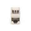 Keystone-moduuli Digitus CAT 8.1 RJ-45 suojattu litteä valkoinen