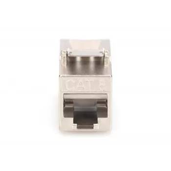 Keystone-moduuli Digitus CAT 8.1 RJ-45 suojattu litteä valkoinen