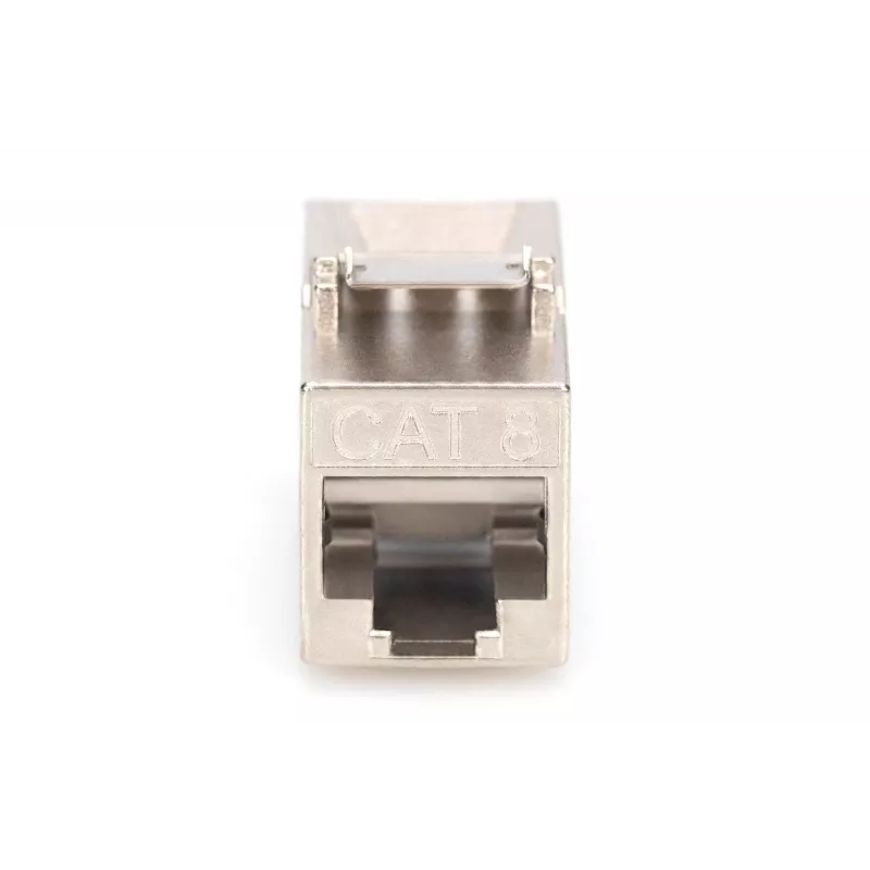 Keystone-moduuli Digitus CAT 8.1 RJ-45 suojattu litteä valkoinen