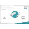 Digitus DN-3024 USB 3.0 -adapteri 20 cm 1x USB-C - 1x RJ45 suojattu