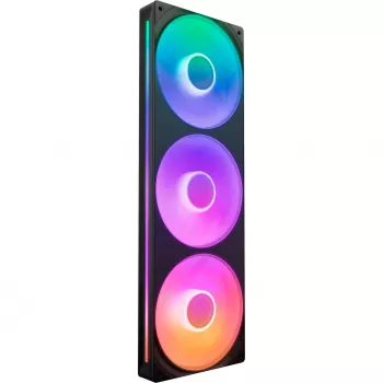 NZXT F360 RGB Core 360mm ARGB 3 kpl pakkaus musta