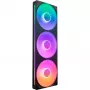 NZXT F360 RGB Core 360mm ARGB 3 kpl pakkaus musta