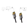 LogiLink CHA0101 HDMI-AV-kaapeli musta-harmaa 2 m HDMI-HDMI-urosliitin