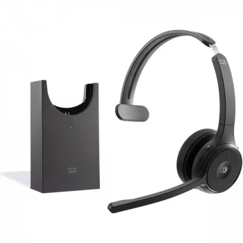 Headset 721 Wireless SINGLE+STAND Carbon musta Usba B
