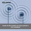 Sony IER-EX15C kuulokemikrofoni johdollinen in-ear puhelut/musiikki USB Type-C sininen