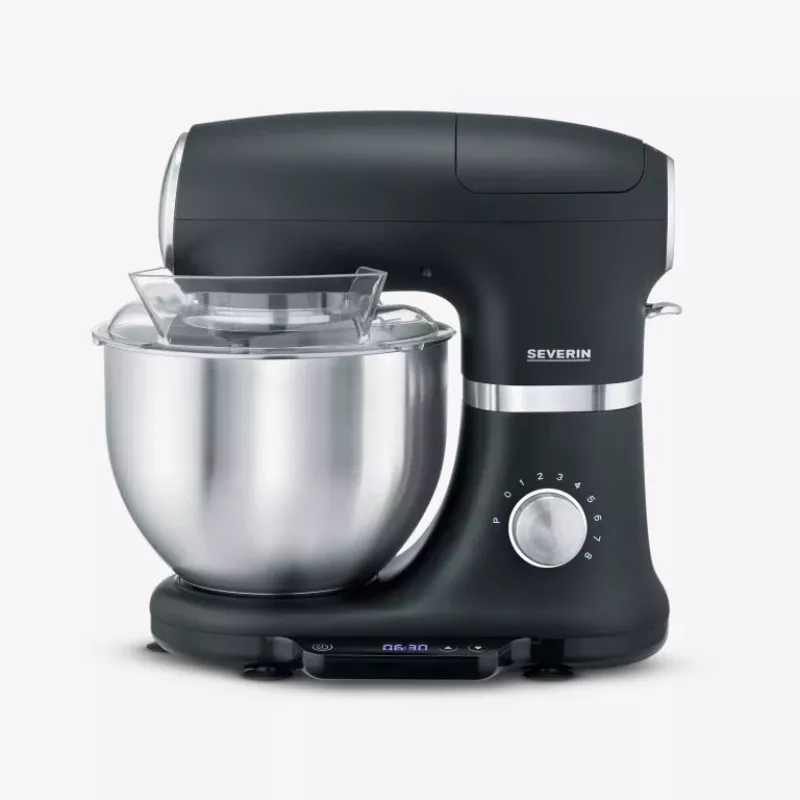 Severin KM 3898 monitoimikone 1000 W 5,5 L musta harjattu teräs hopea