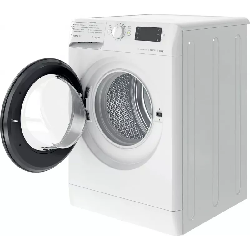 Pesukone INDESIT MTWE81495WBPL 8 kg, 1400 kierr./min, energiatehokkuusluokka B