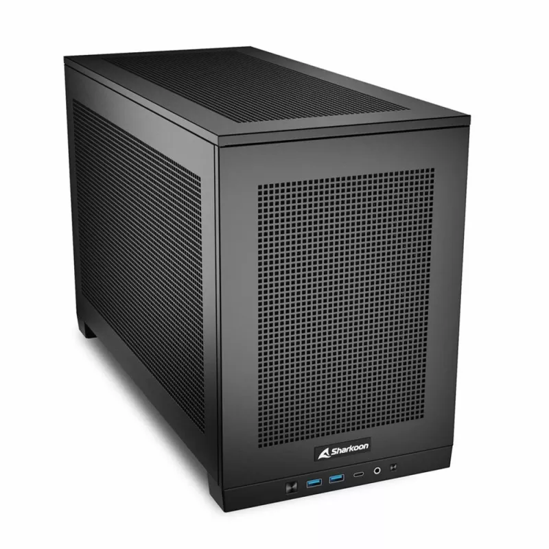 Sharkoon REBEL C20 RGB ITX -tietokonekotelo musta