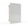 Uppoasennettava muovinen kojerasia metalliovilla Noark PMF 24, IP40, 2 riviä, 24 moduulia