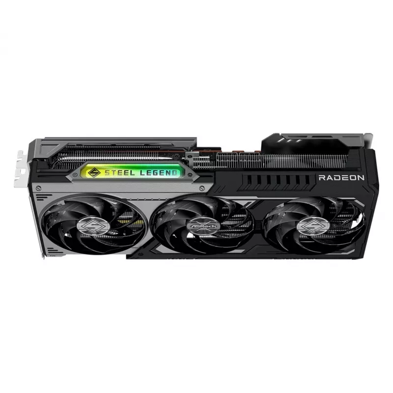 ASRock Radeon RX 9070 XT 16GB Steel Legend Dark näytönohjain