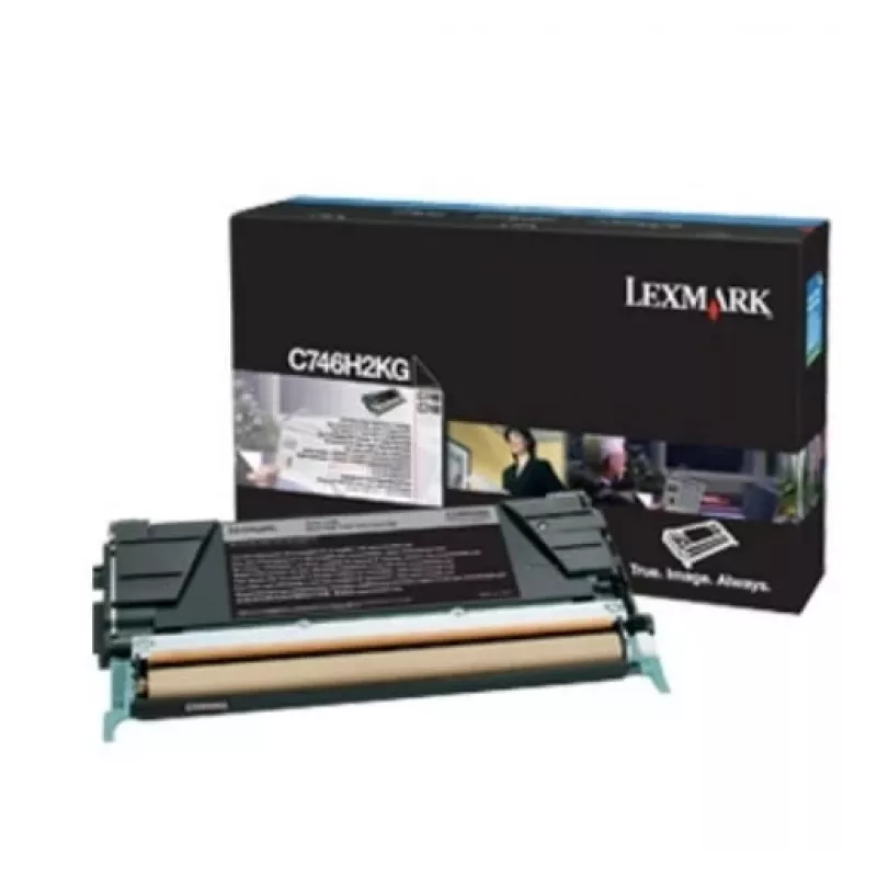 LEXMARK C746H3KG värikasetti Lexmark musta yritys 12000 sivua C746dn / C746dtn / C746n / C74