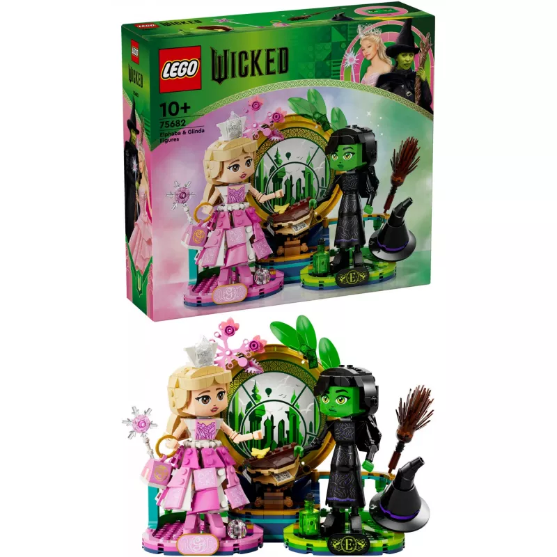 LEGO Wicked -hahmot Elphaba ja Glinda 75682 – keräilijän minihahmosarja