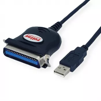 ROLINE 12.02.1092 kaapeliadapteri IEEE 1284 USB-A musta (12.02.1092)